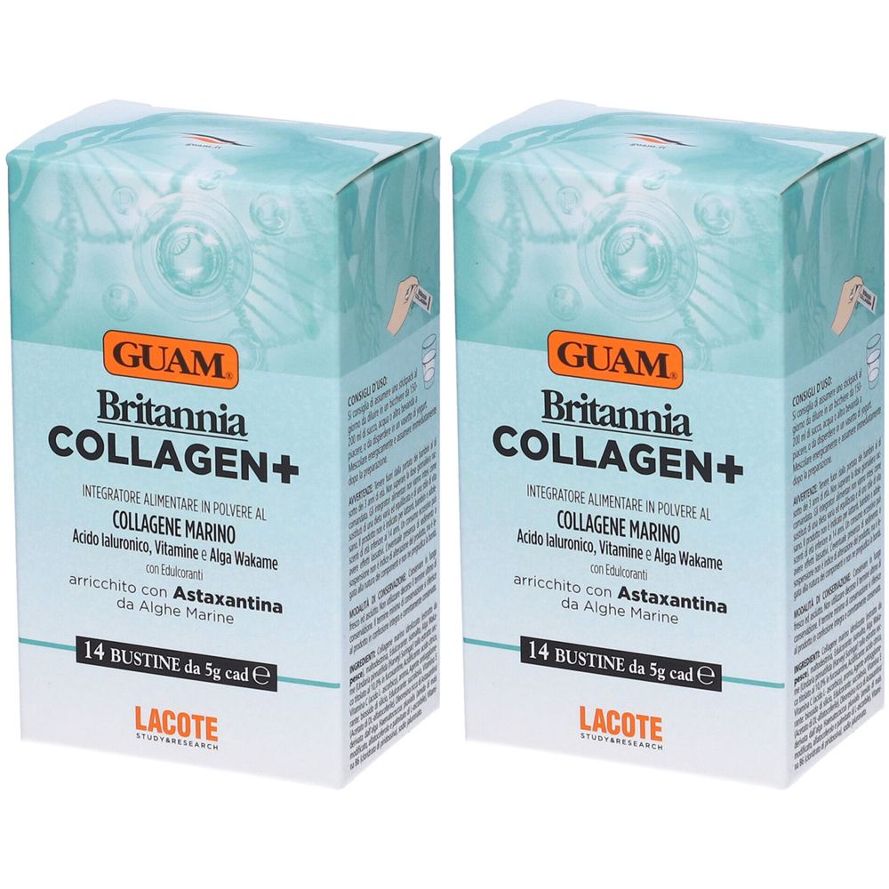 GUAM® Britannia Collagen - risparmia il 10% con il codice: GU10 Set da 2