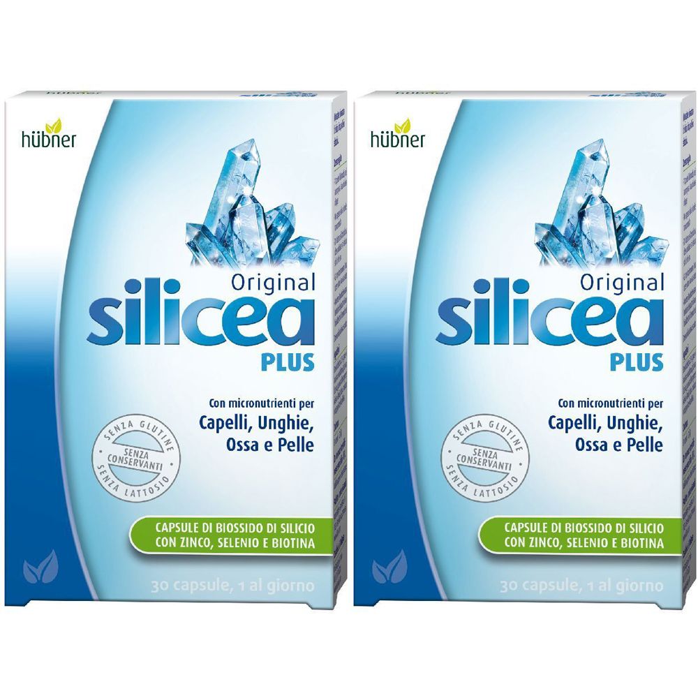 Original Silicea Plus 30 Capsule Hubner Set da 2