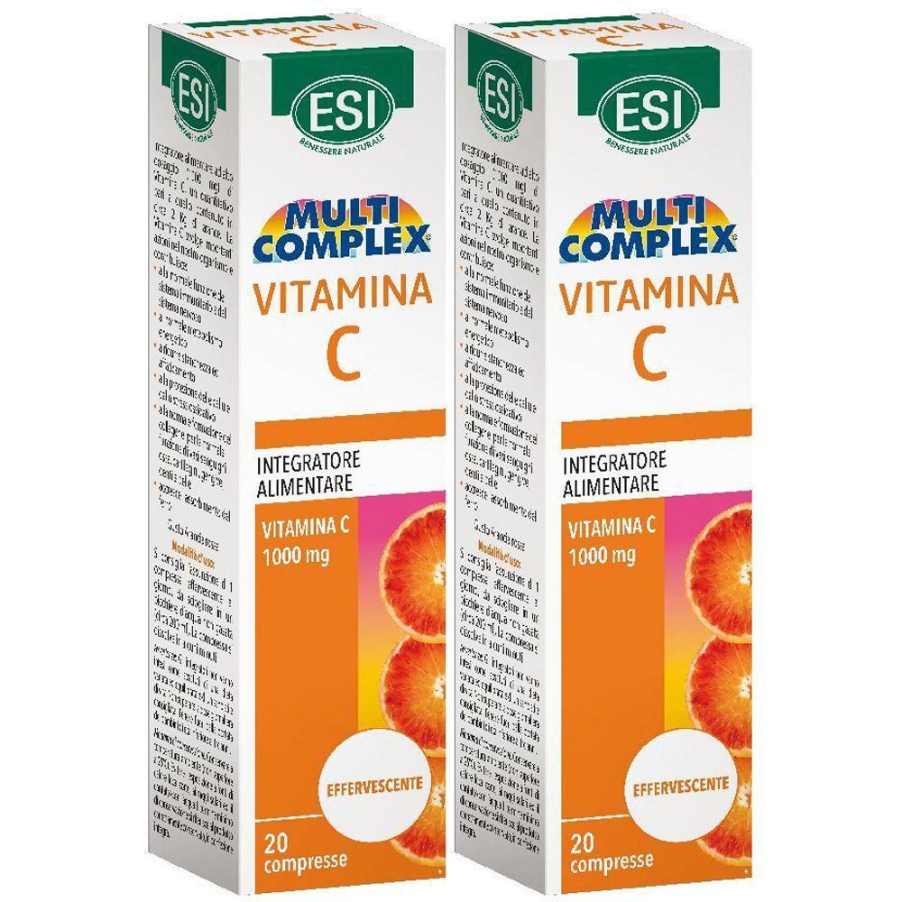 ESI Multi Complex® Vitamina C Effervescente Set da 2