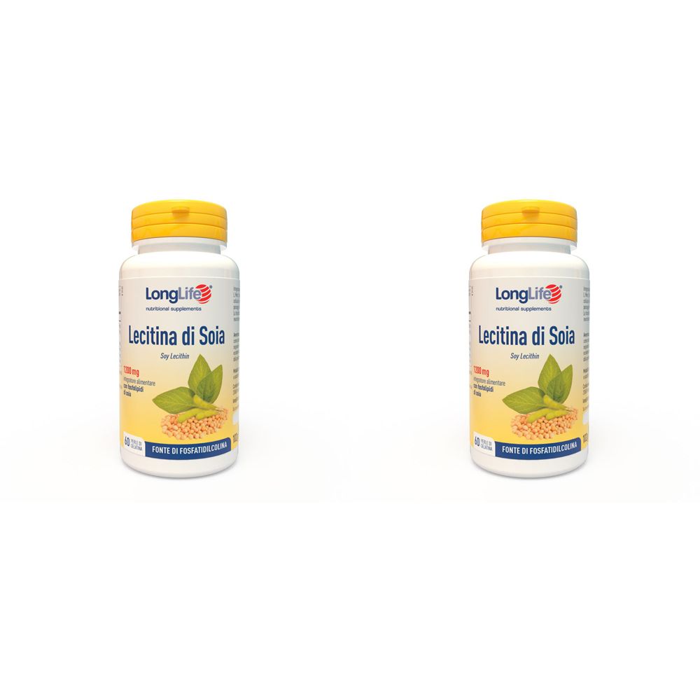 LongLife® Lecitina di Soia 1200 mg Set da 2