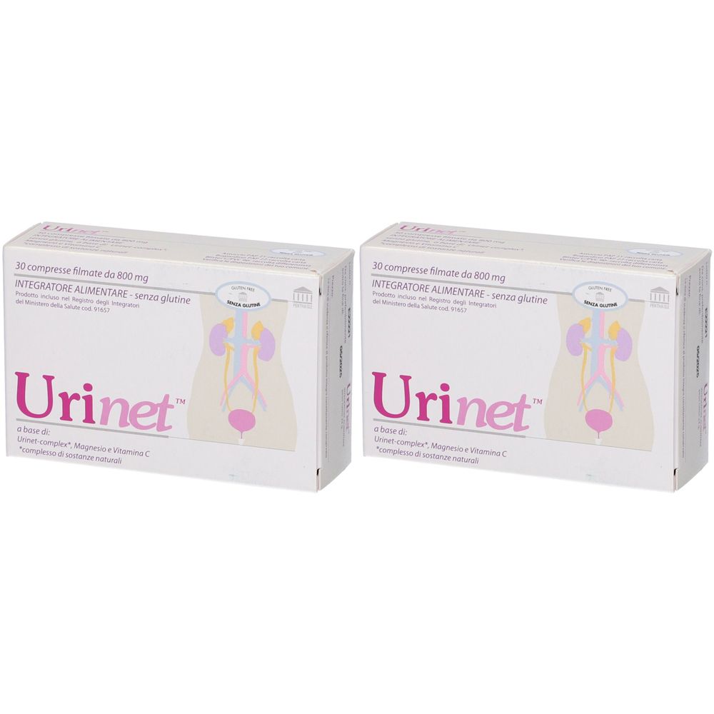 Urinet 30 Compresse Filmate Set da 2