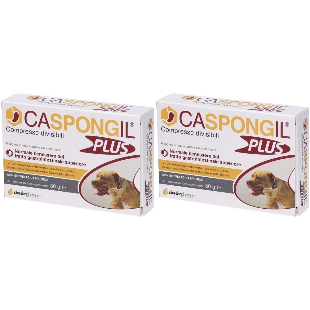 Caspongil Plus 30 Compresse Set da 2