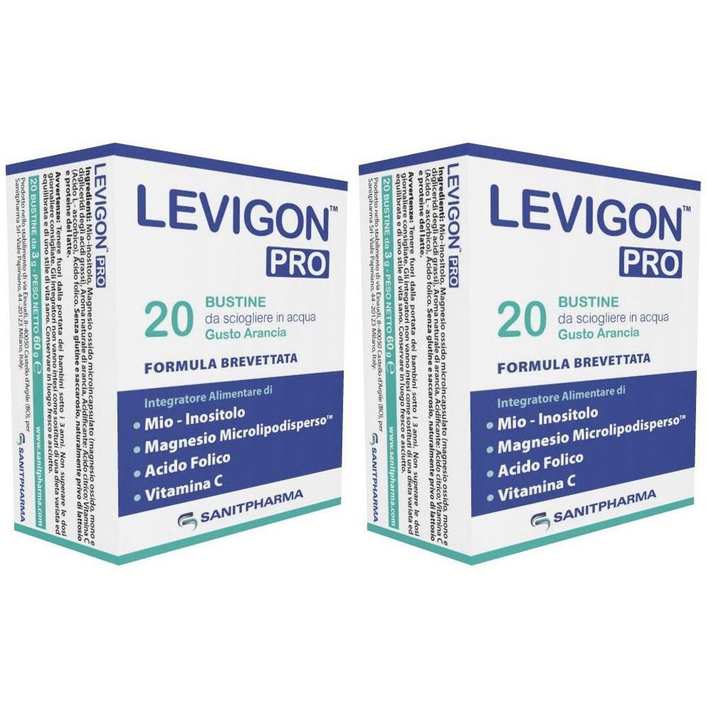 Levigon Pro 20 Bustine Da 3 G Set da 2