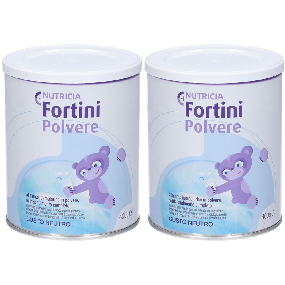 Nutricia Fortini Polvere Gusto Neutro Set da 2