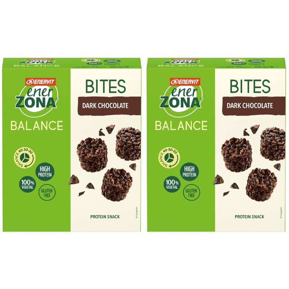 ENERVIT® EnerZONA MiniRock 40-30-30 Cioccolato Noir Set da 2