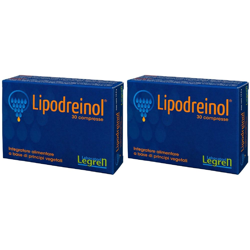 Lipodreinol 30 Compresse Set da 2