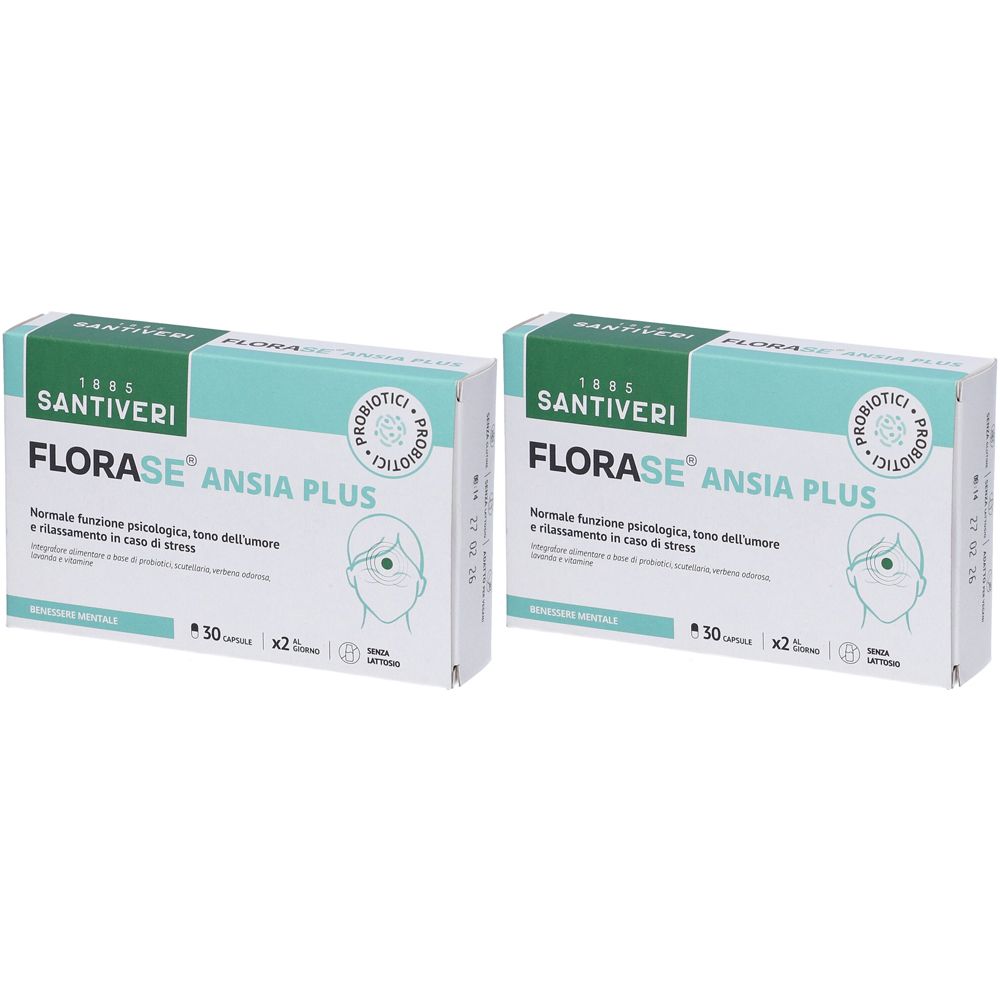 Santiveri Florase Ansia PLus Capsule Set da 2