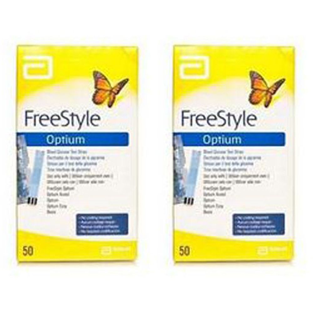 Freestyle® Optium 50 Strisce Reattive Set da 2