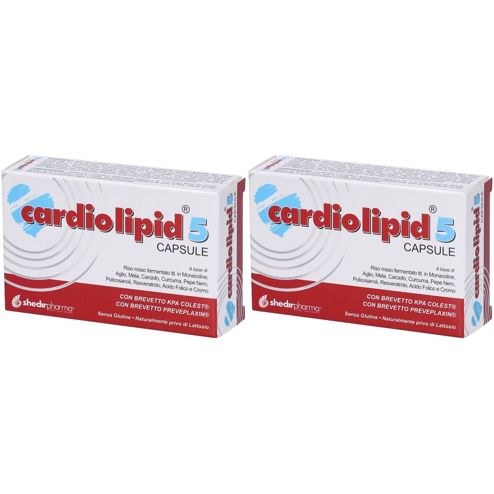 Cardiolipid 5 30 Capsule Set da 2