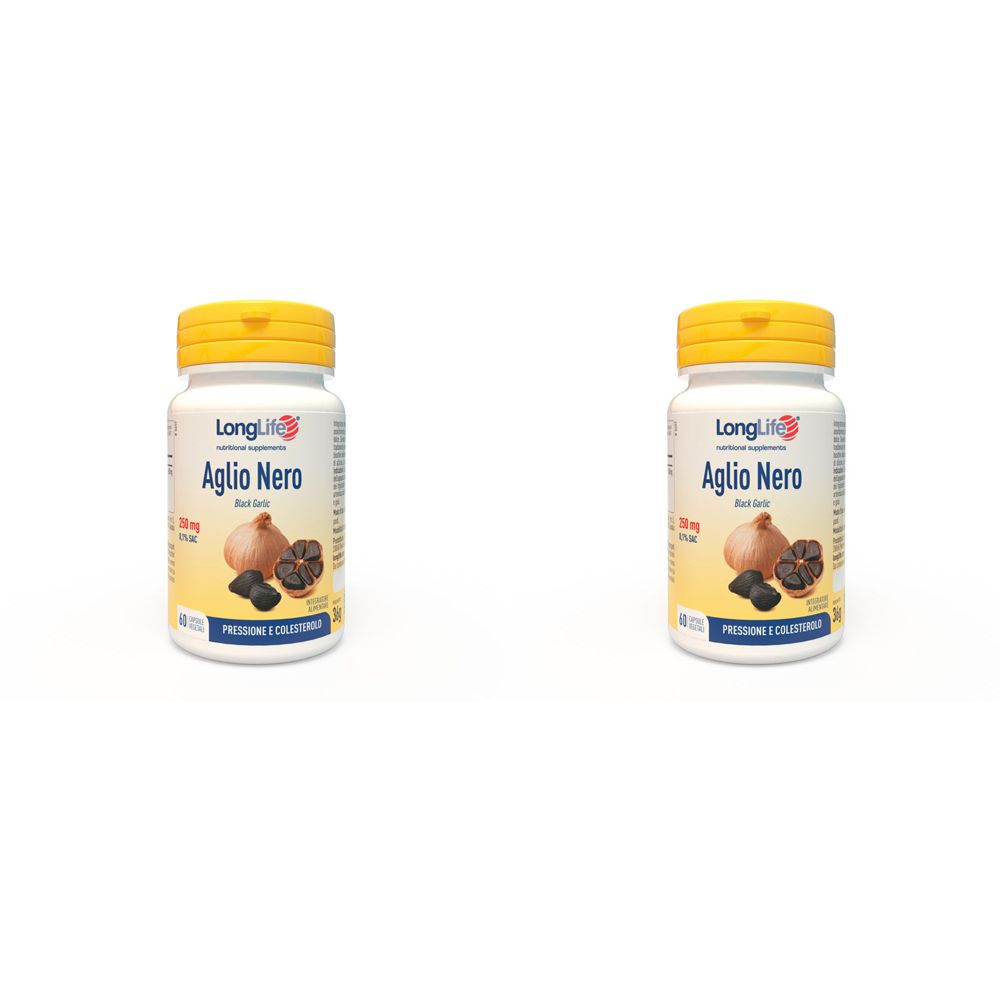 Longlife Aglio Nero 60 Capsule Vegetali Set da 2