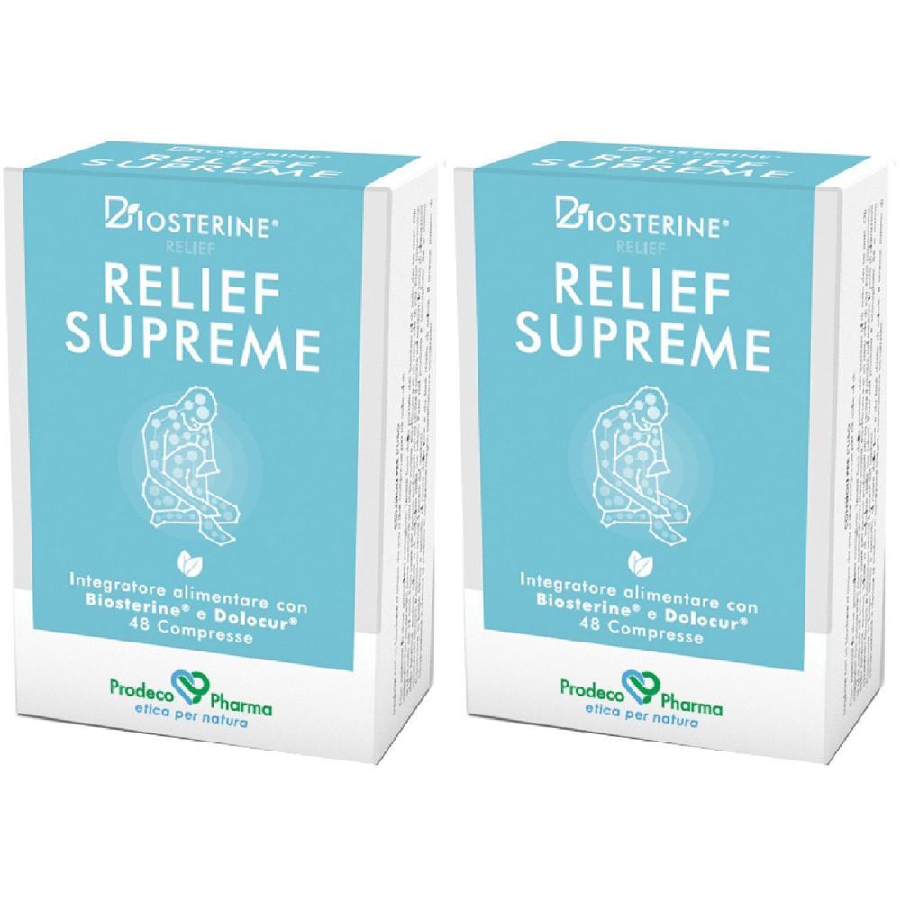 Biosterine Relief Supreme 48 Compresse Set da 2