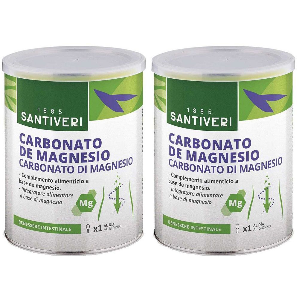 Carbonato Magnesio 110 G Santiveri Set da 2