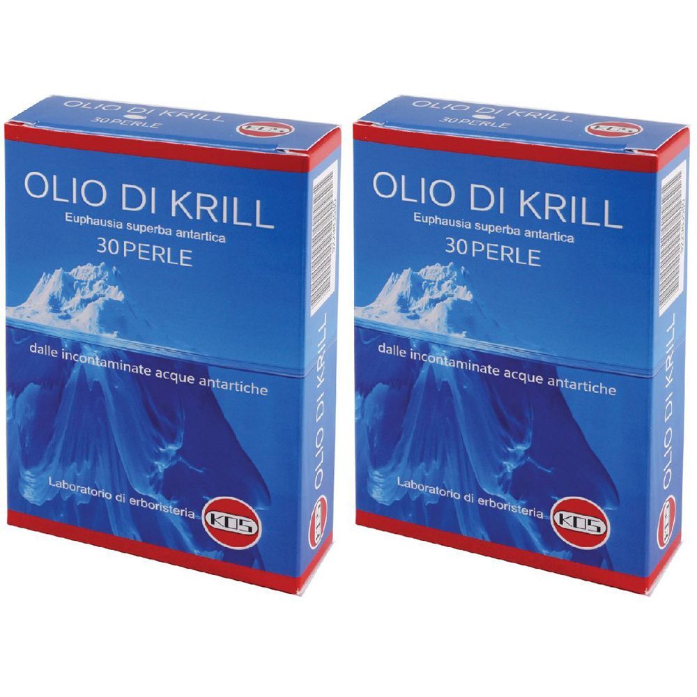 KOS Olio di Krill Perle Set da 2