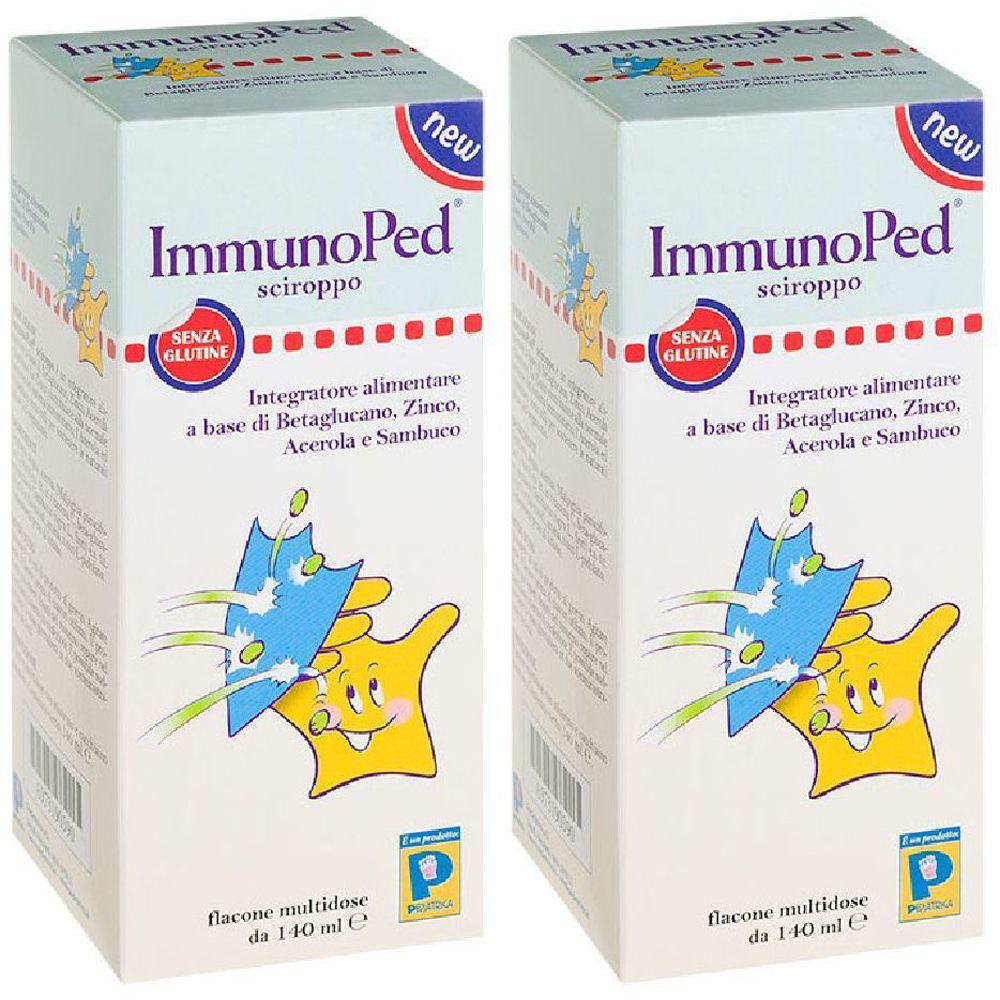 Immunoped Sciroppo 140 Ml Set da 2