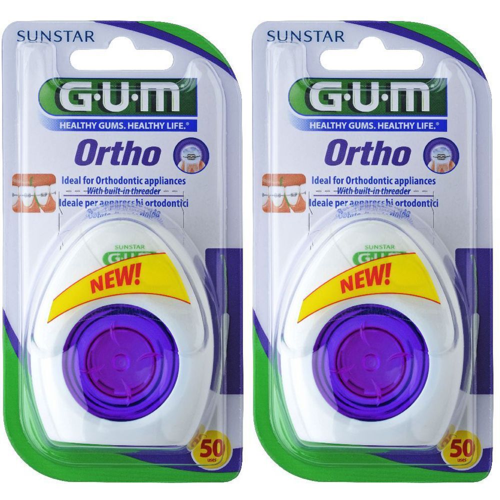 Gum® Ortho Filo Interdentale Set da 2