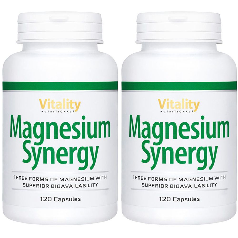 Vitality Nutritionals Magnesium Synergy Capsule Set da 2