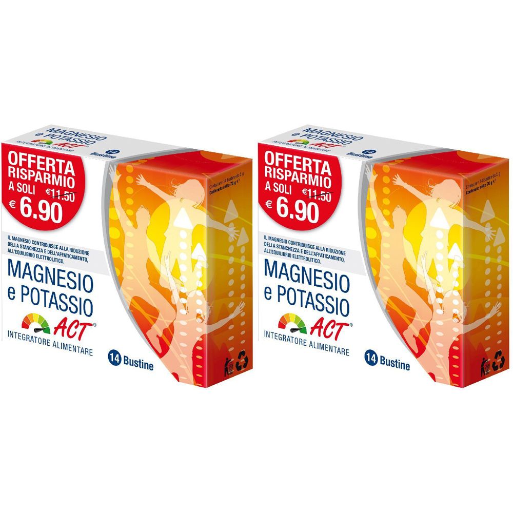 Magnesio e Potassio Act® Set da 2