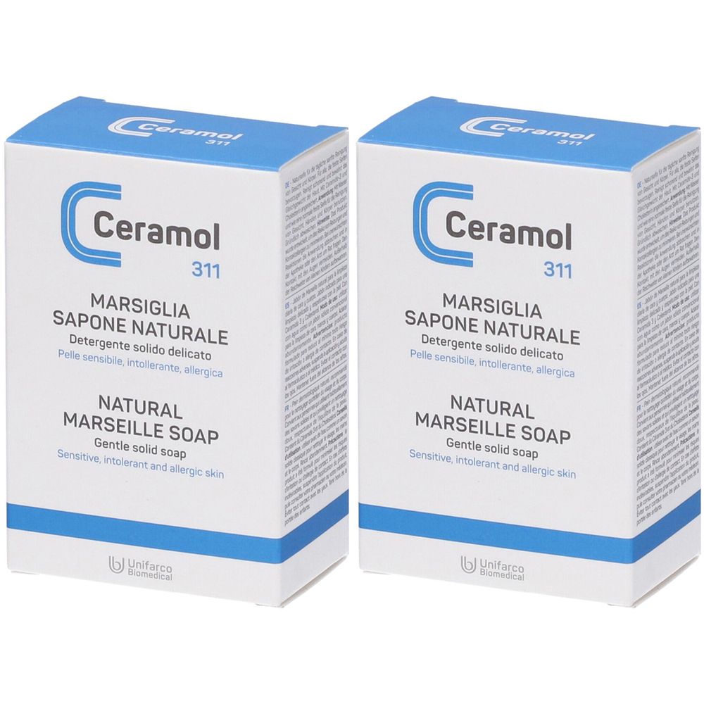 Ceramol 311 Marsiglia Sapone Naturale Set da 2