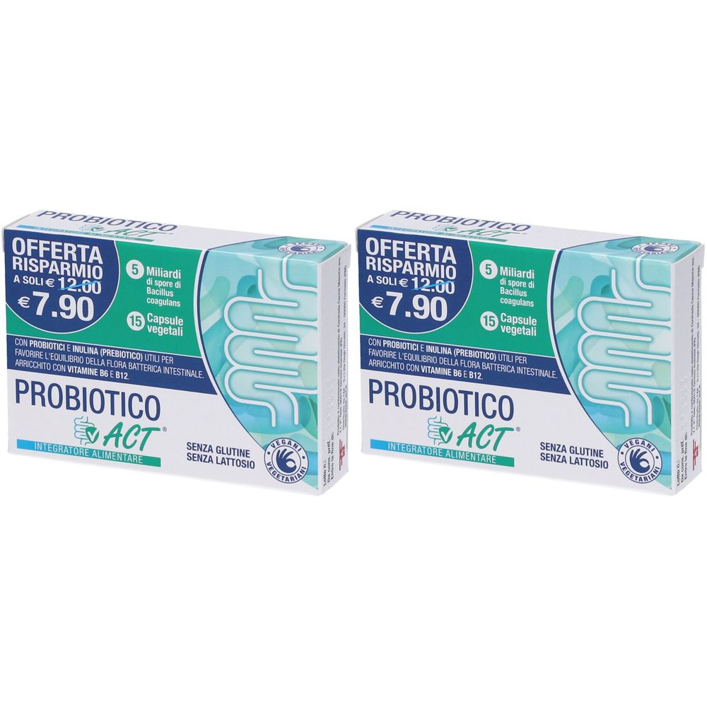 F&F Probiotico ACT Capsule Set da 2