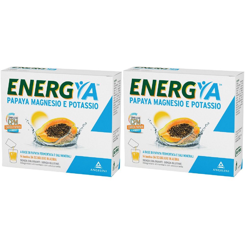 BODY SPRING papaya fermentata magnesio potassio Set da 2