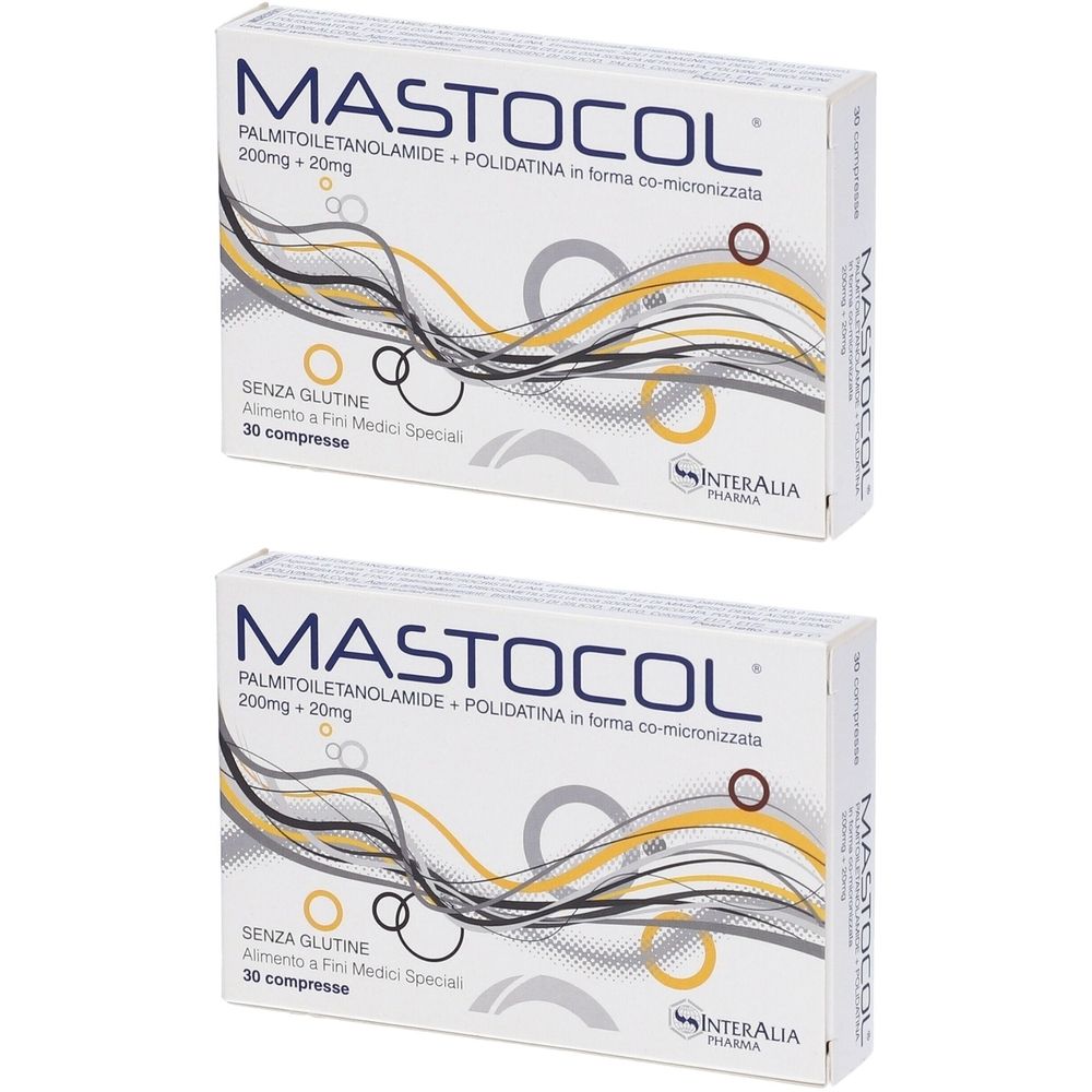Mastocol 200mg + 20mg Compresse Set da 2