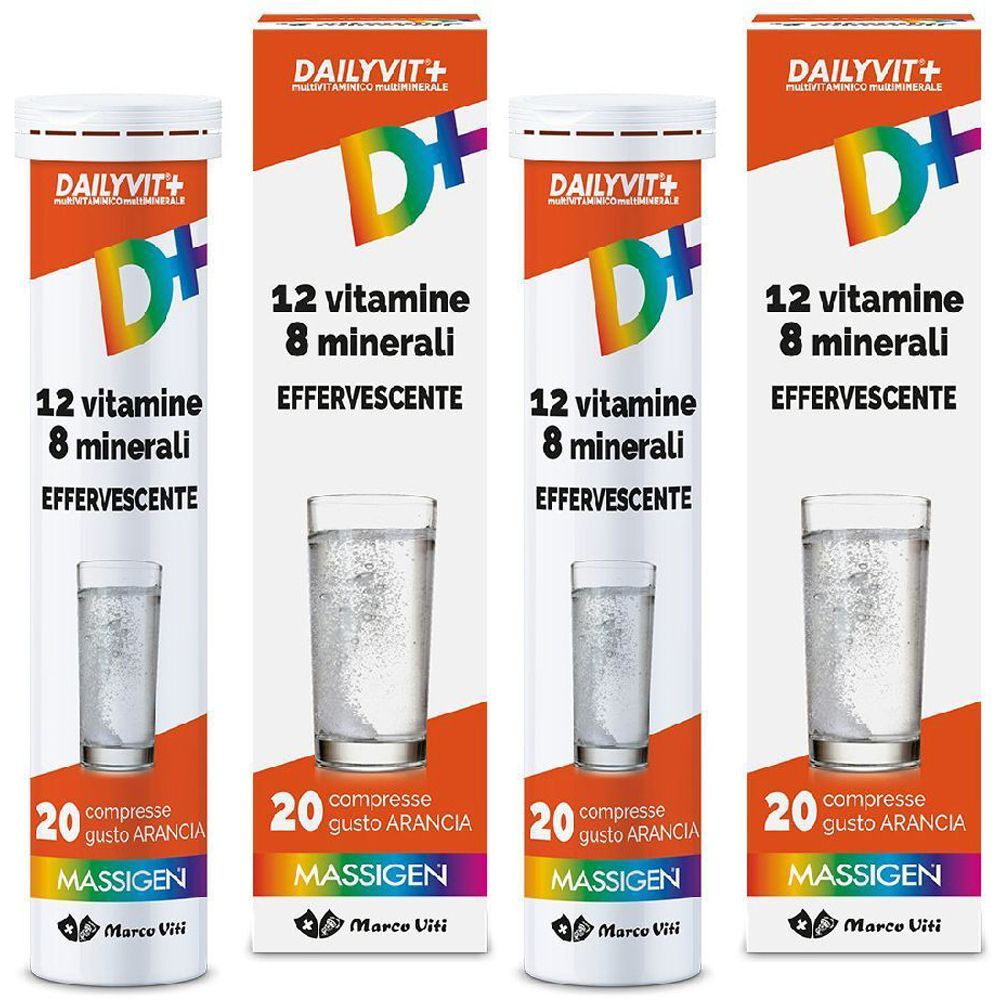 Dailyvit® 12 Vitamine - 8 Minerali Effervescente Set da 2