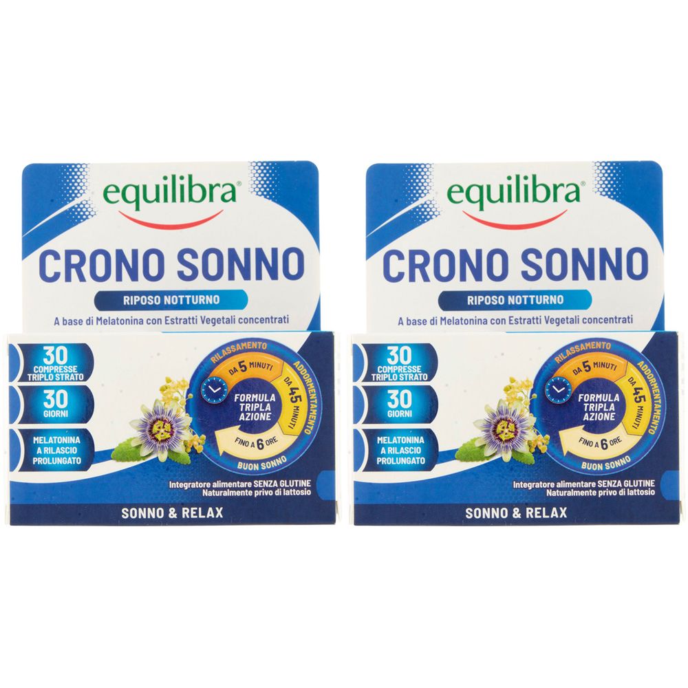 Equilibra® Crono Sonno Riposo Notturno Set da 2