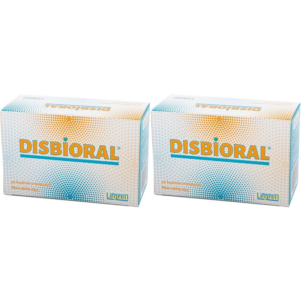 Disbioral 20 Bustine Orosolubili Set da 2