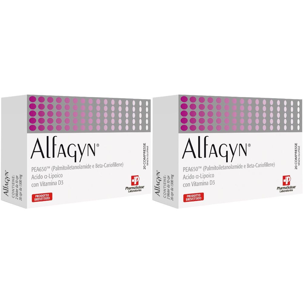 Alfagyn 20 Compresse Set da 2