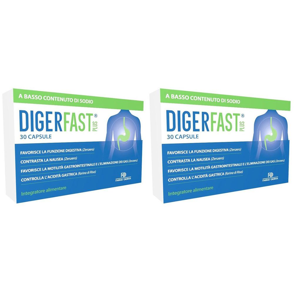 Digerfast Plus 30 Capsule Set da 2