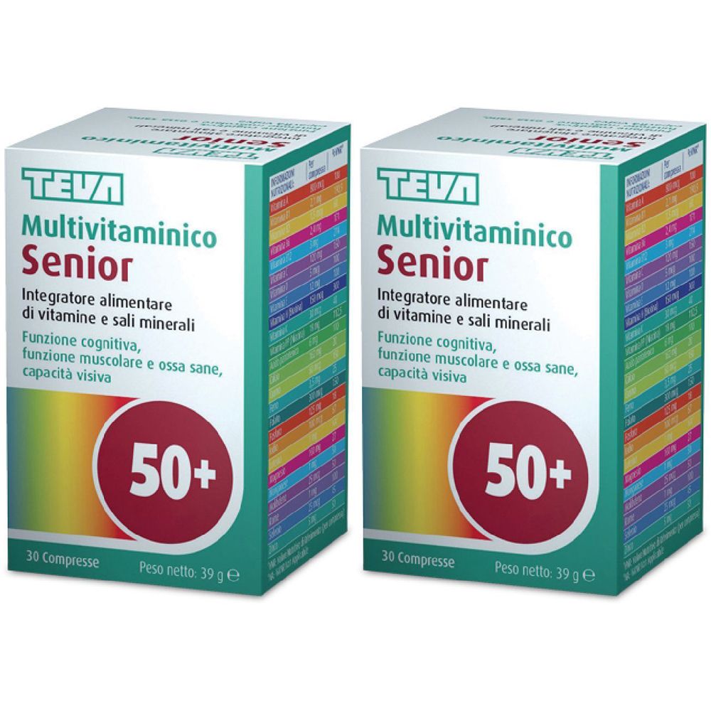 Teva Multivitaminico Senior 50+ Set da 2