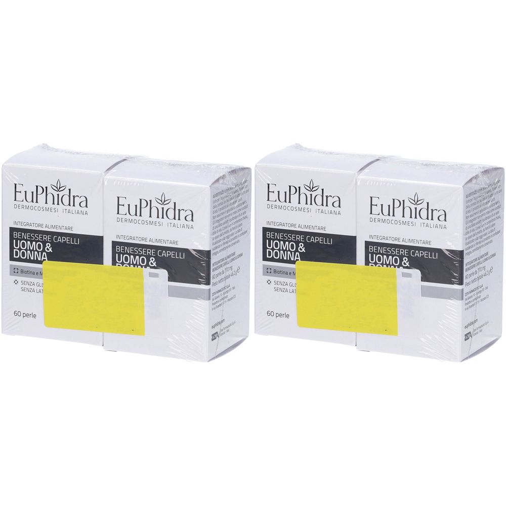 EuPhidra Benessere Capelli Uomo E Donna Set da 2 Set da 2