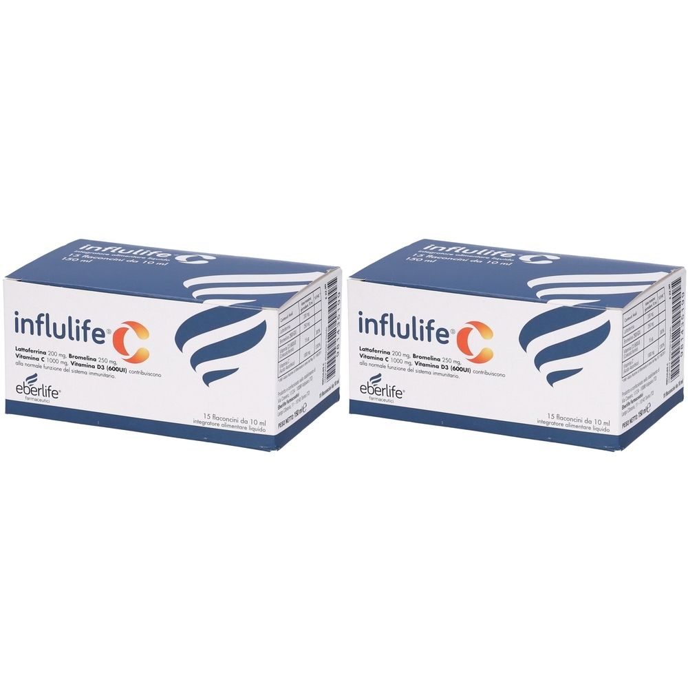 Influlife C 15 Flaconcini Da 10 Ml Set da 2