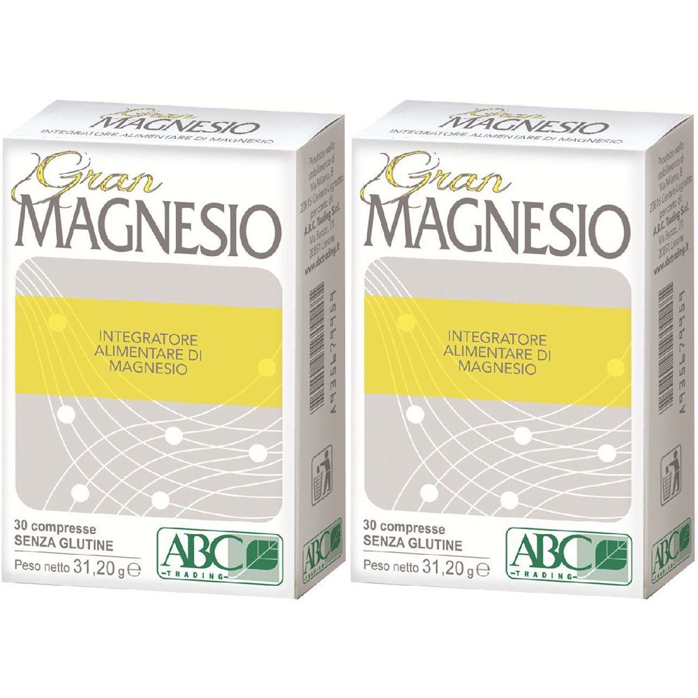 ABC Trading Gran Magnesio Compresse Set da 2