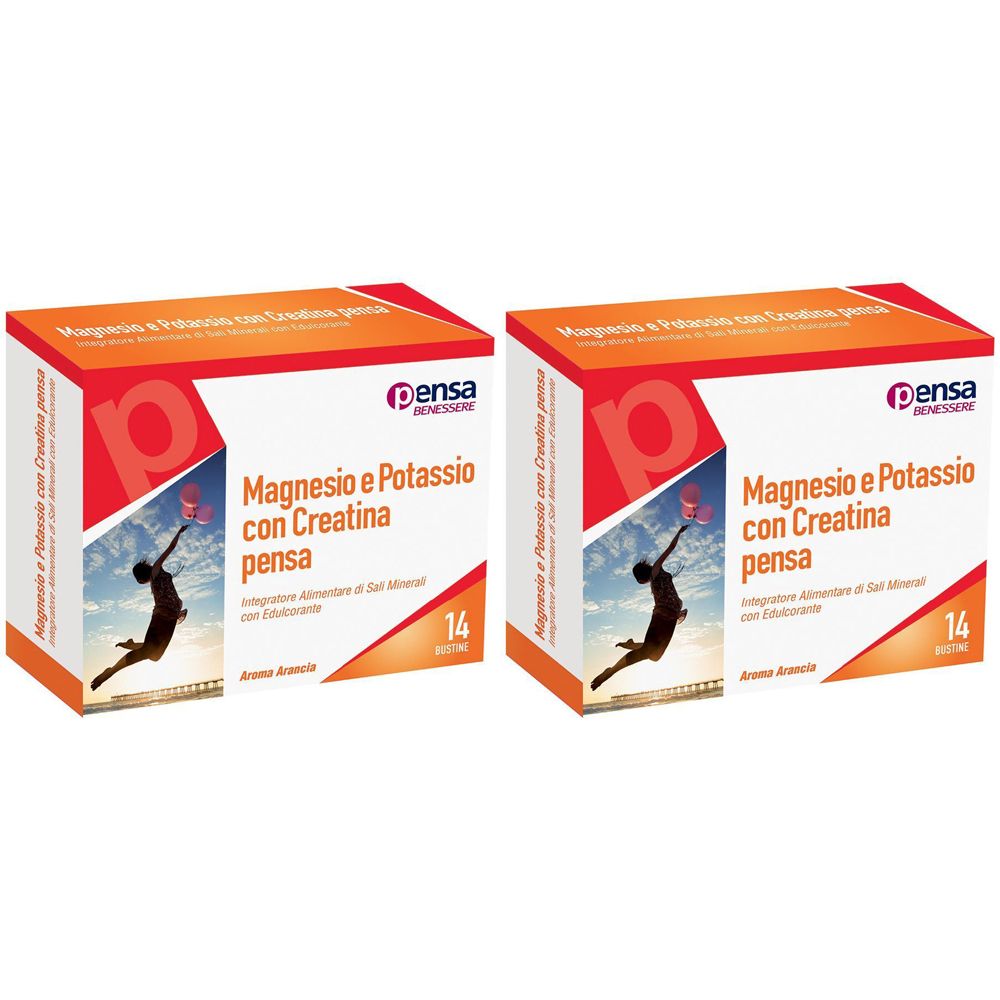 Pensa Benessere Magnesio e Potassio con Creatina Set da 2