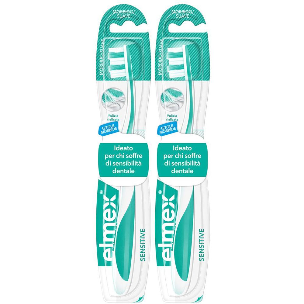 Elmex® Spazzolino Sensitive Denti Sensibili Morbido Set da 2