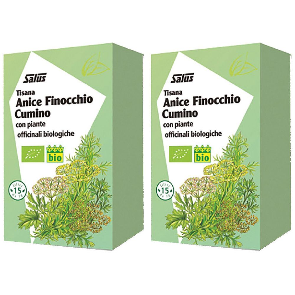 Salus Tisana Anice, Finocchio, Cumino Set da 2