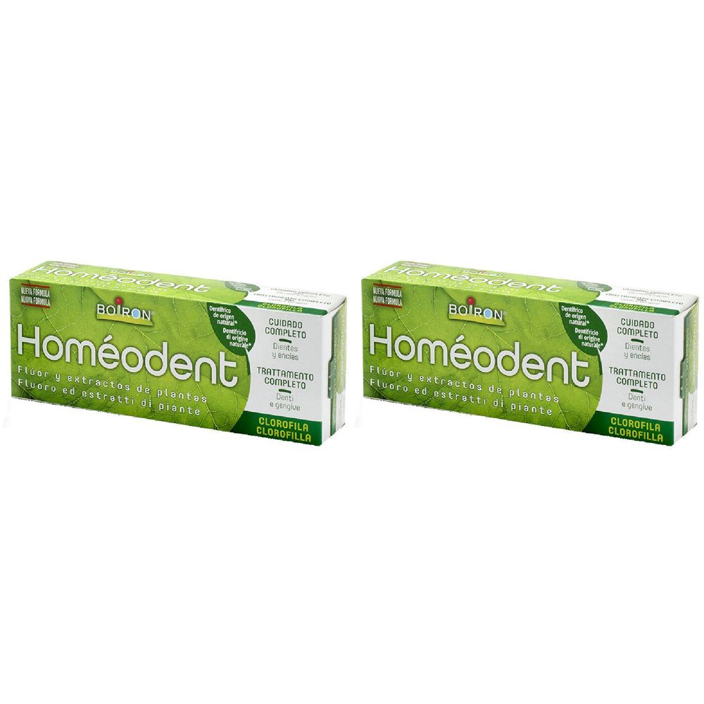 Homéodent® CLOROFILLA Dentifricio per Adulti Set da 2