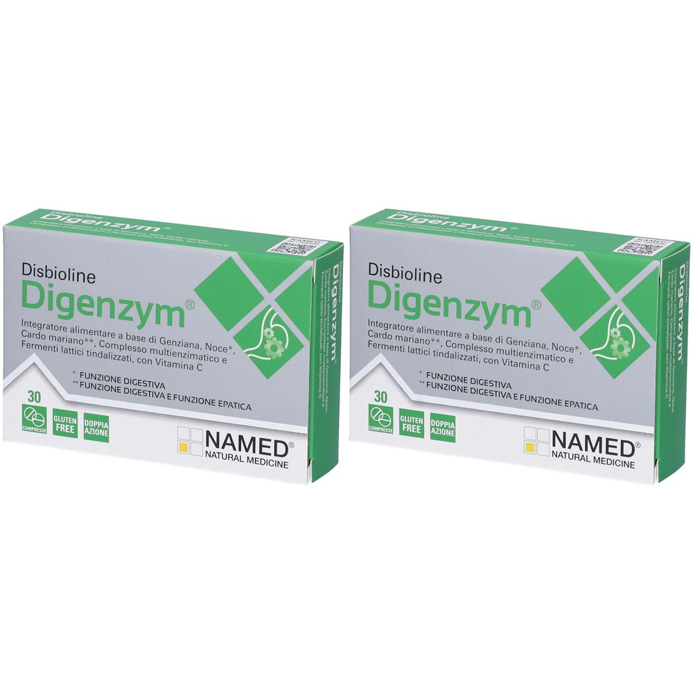 NAMED Disbioline Digenzym Compresse Set da 2