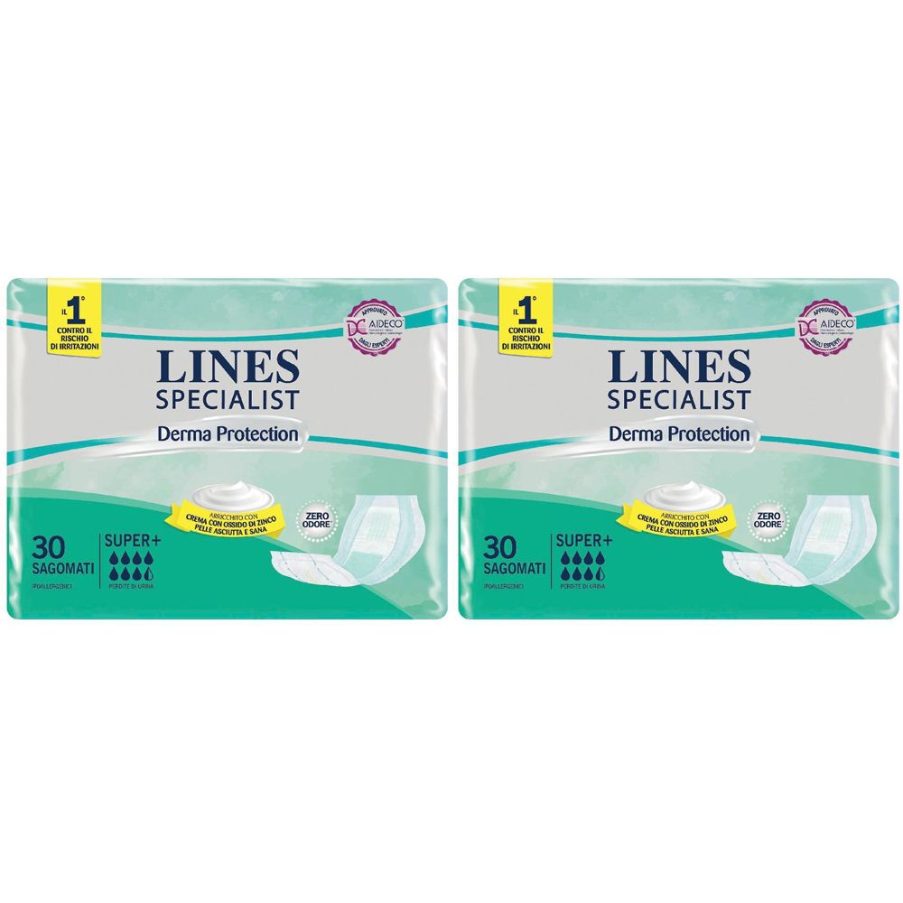 LINES SPECIALIST Derma Protection Super+ Sagomati Set da 2