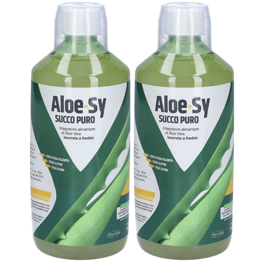 Syrio  Aloe.sy Succo Puro Set da 2