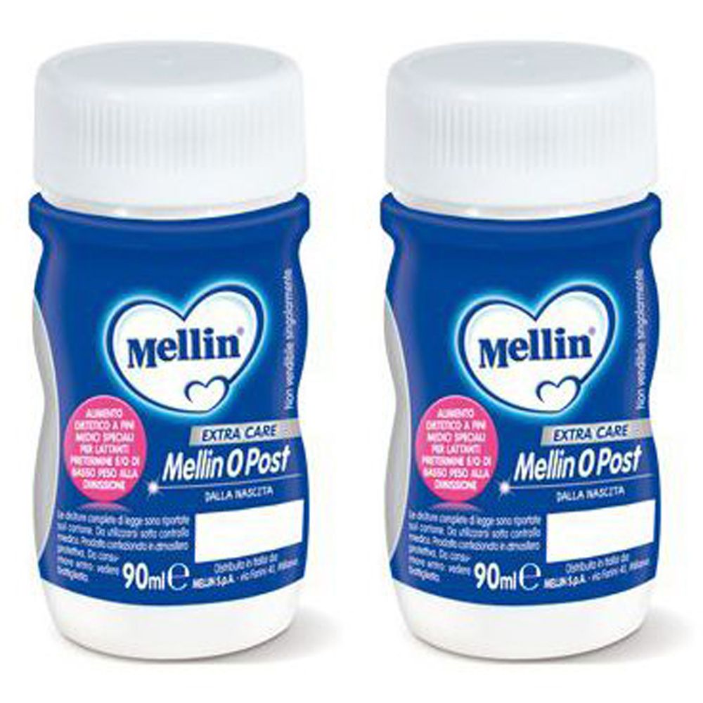 Mellin Extra Care Mellin 0 Post Latte Set da 2