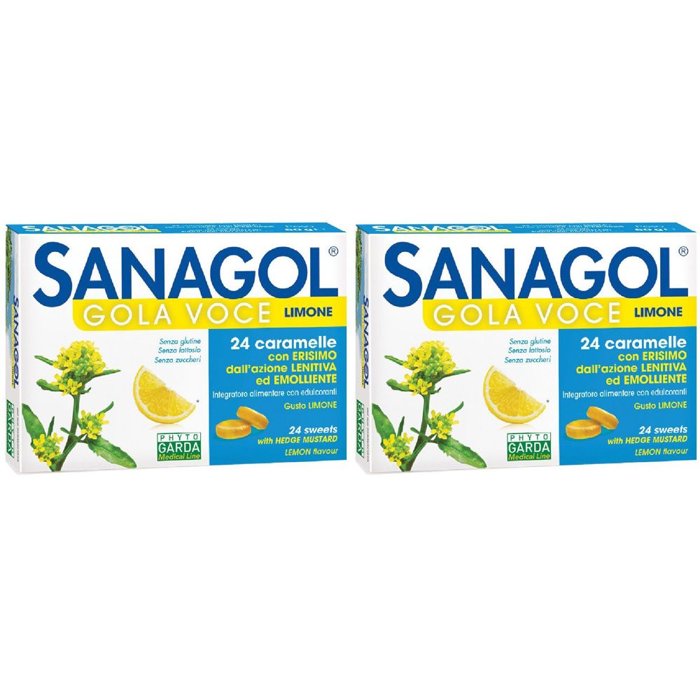 PhytoGarda Sanagol® Gola Voce Gusto Limone Set da 2