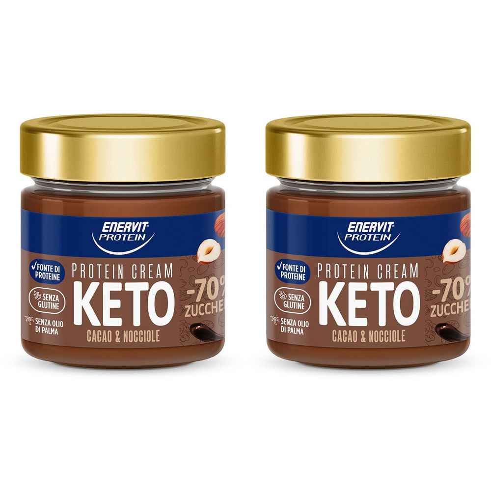 Enervit protein keto crema cioccolato Set da 2