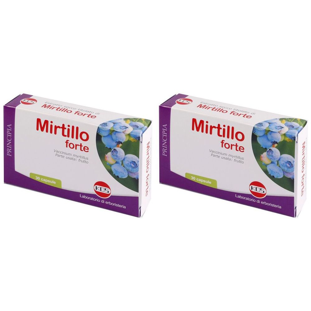 KOS Mirtillo Forte Capsule Set da 2