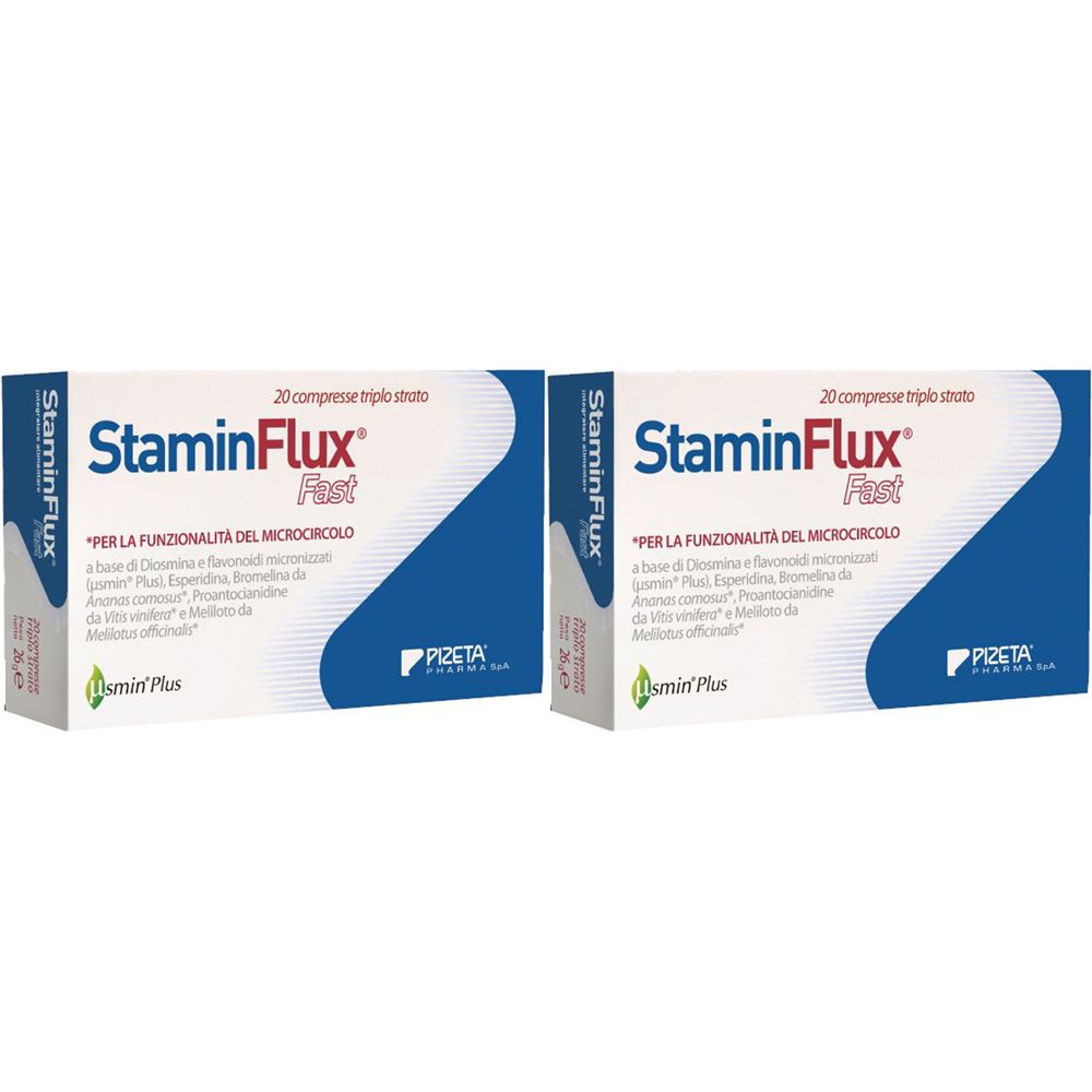Staminflux Fast 20 Compresse Set da 2