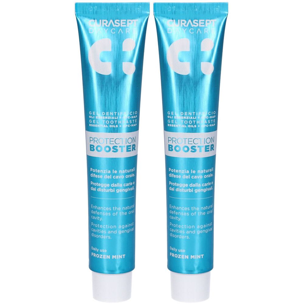 Curasept Daycare Dentifricio Protection Booster Frozen Mint Set da 2