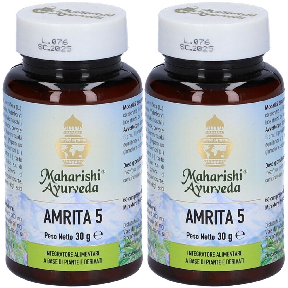 Amrita 5 60 Compresse 30 G Set da 2