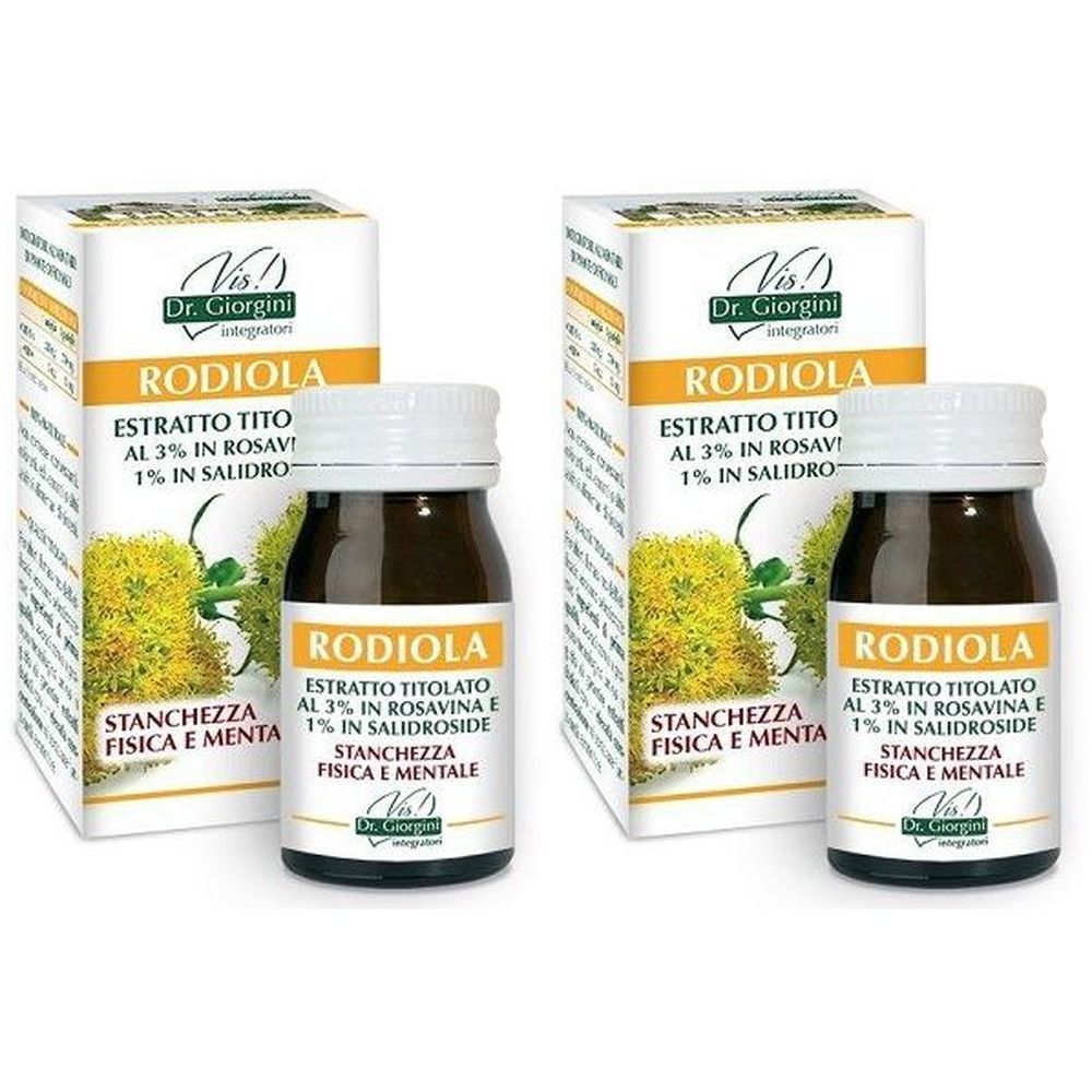 Rodiola Estratto Titolato 60 Pastiglie Set da 2