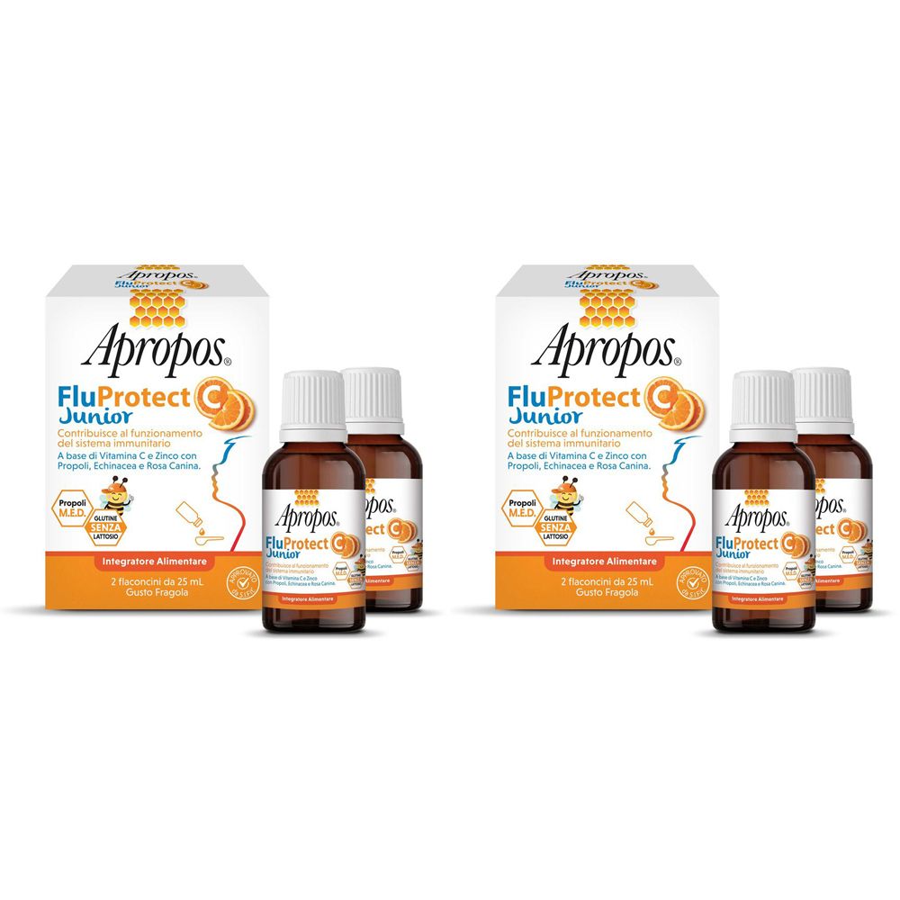 APROPOS FLUPROTECT C JUNIOR - FLACONCINI Set da 2